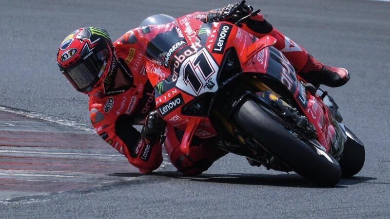 SBK 2025. Bulega 40 millesimi meglio di Toprak nei test di Misano