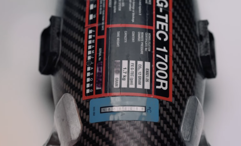 Dati tecnici della fire bottle