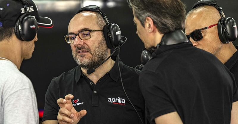 MotoGP 2025. Speciale Aprilia: Zam, l&#039;ing. Bernardelle e... Fabiano Sterlacchini [VIDEO]