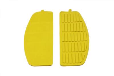 Tappetini GIALLI per pedane rettangolari tipo orig 