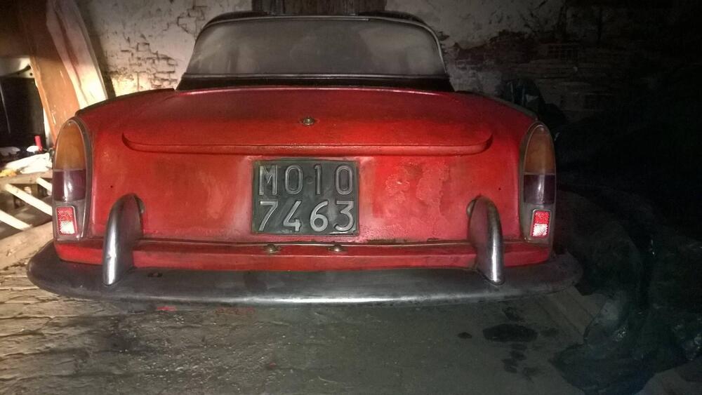 Fiat 1500 cabriolet (mod.118H) d'epoca a Modena