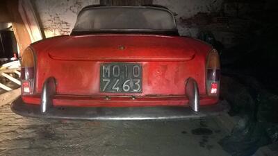 Fiat 1500 cabriolet (mod.118H) d&#039;epoca del 1964 a Modena