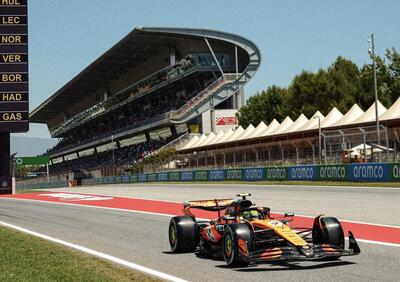 F1. GP Spagna: Norris comanda la FP1, occhi puntati sulla nuova direttiva tecnica. Ferrari competitiva sul passo gara