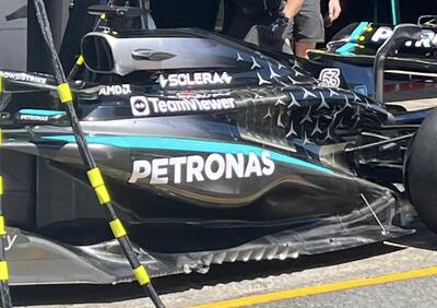 F1. Non solo ala anteriore (testata già a Monaco), Mercedes cambia il fondo della W16 al GP di Spagna