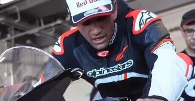 MotoGP 2025. Jorge Martin &egrave; a Misano ed &egrave; sceso in pista per la festa Aprilia