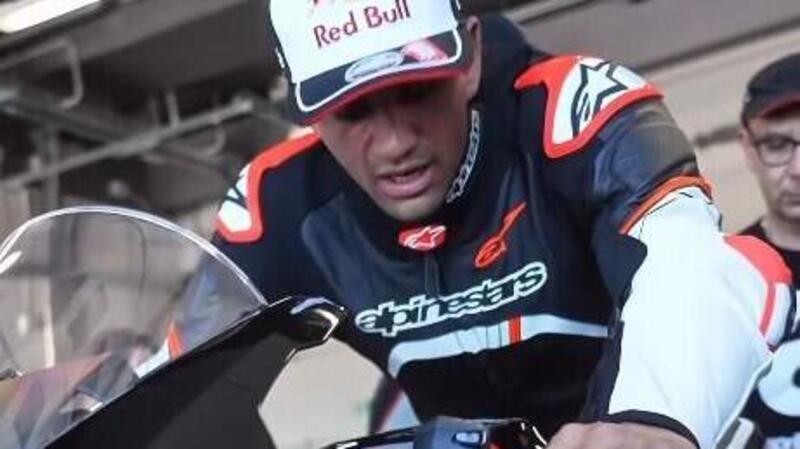 MotoGP 2025. Jorge Martin &egrave; a Misano ed &egrave; sceso in pista per la festa Aprilia