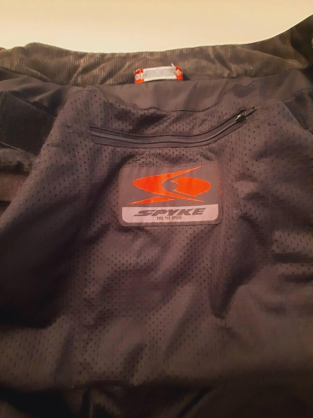 Giacca da moto della SPIKE nera, in poliestere, ta Spyke (8)