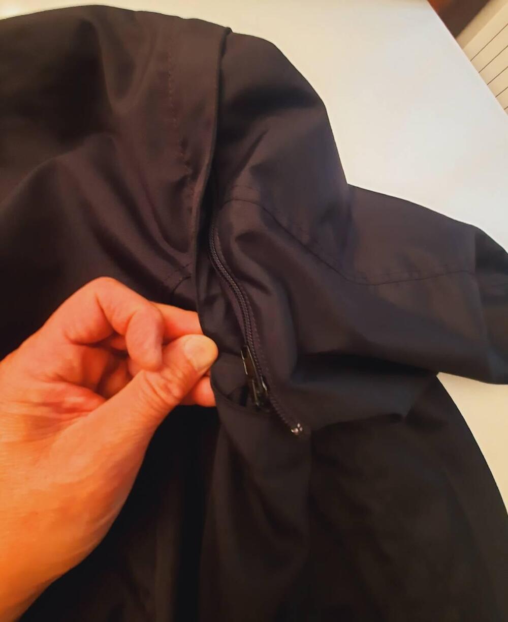 Giacca da moto della SPIKE nera, in poliestere, ta Spyke (9)