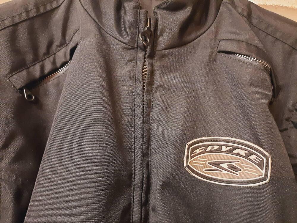 Giacca da moto della SPIKE nera, in poliestere, ta Spyke (12)