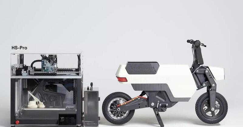 La stampante 3D cre&ograve; la minimoto in 7 giorni!
