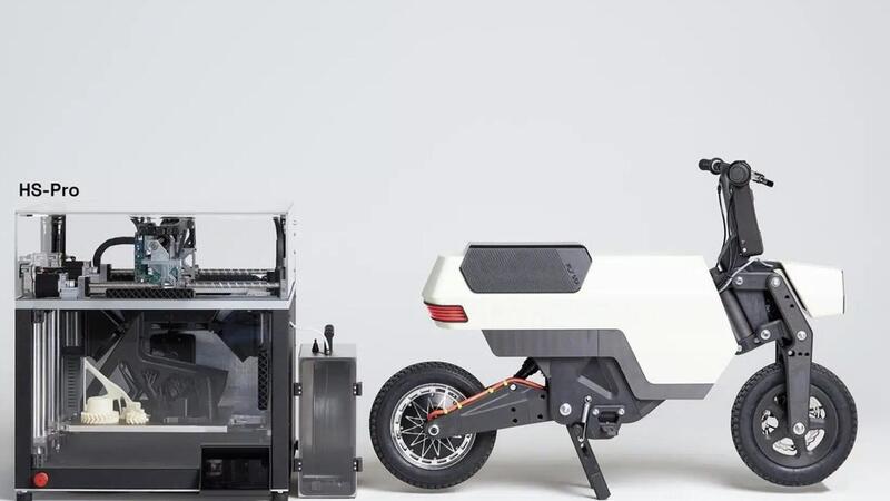 La stampante 3D cre&ograve; la minimoto in 7 giorni!