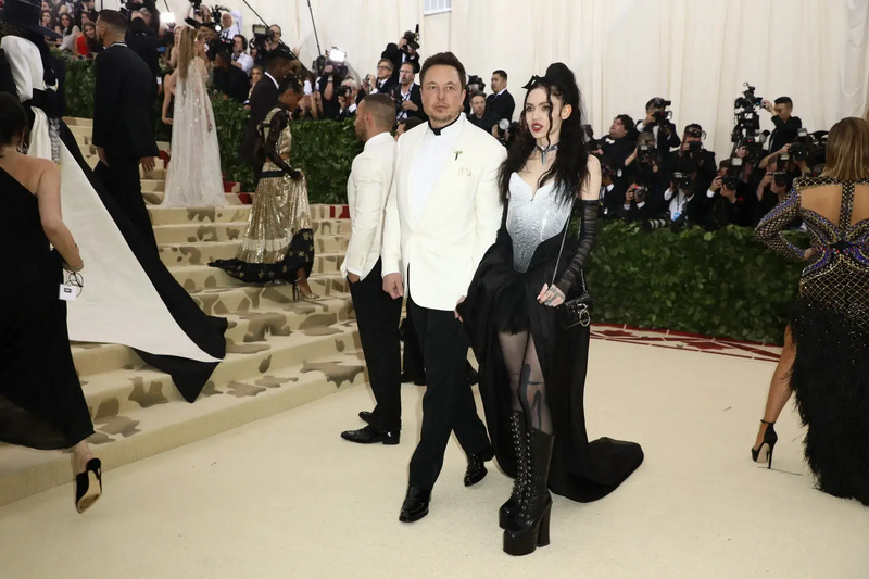 Elon Musk e l&#039;artista Grimes