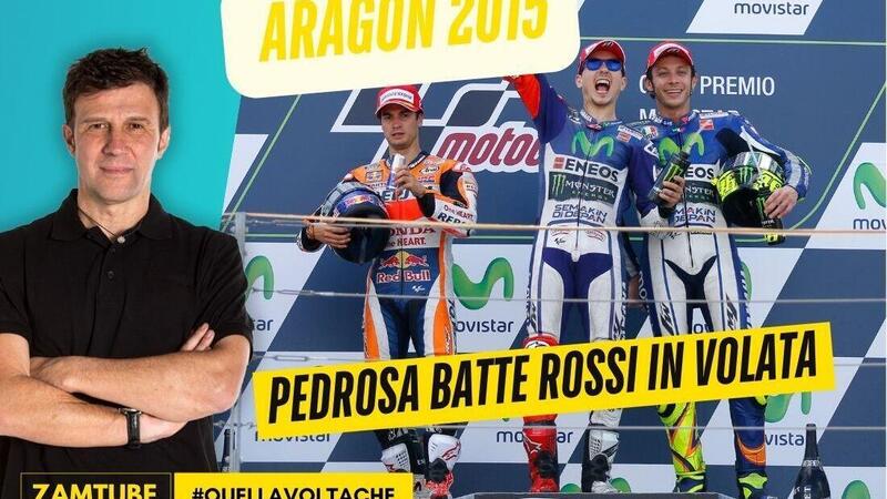 Aragon 2015: Pedrosa batte Rossi in volata [VIDEO]
