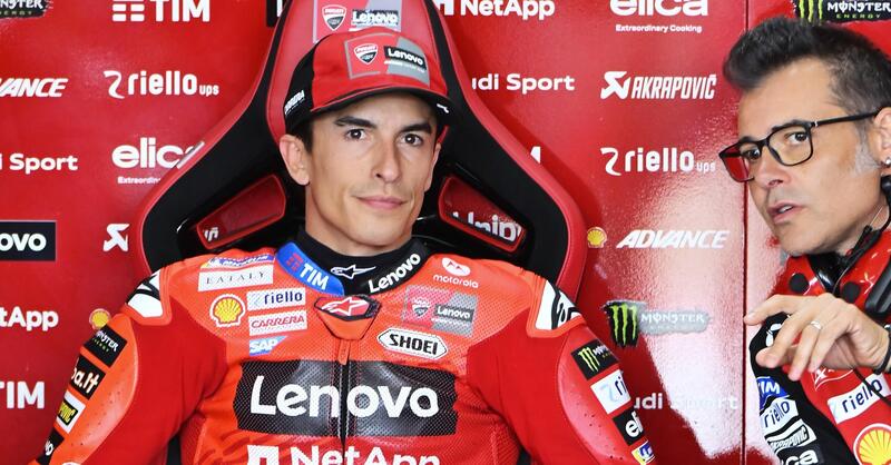 MotoGP 2025. GP di Spagna ad Aragon. Marc Marquez: &quot;Le difficolt&agrave; di Pecco Bagnaia? Non ci faccio caso, mi concentro sul secondo pi&ugrave; veloce, che &egrave; Alex&quot;