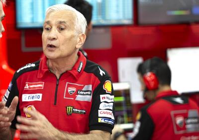 MotoGP 2025. GP di Spagna ad Aragon. Davide Tardozzi: “Pecco Bagnaia? Oggi pomeriggio ha perso quasi mezzo secondo nel T2”