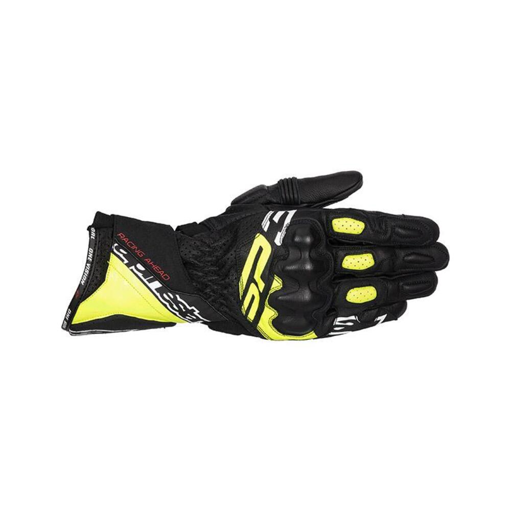 Guanti Moto Pelle Racing Alpinestars SP-3 Giallo