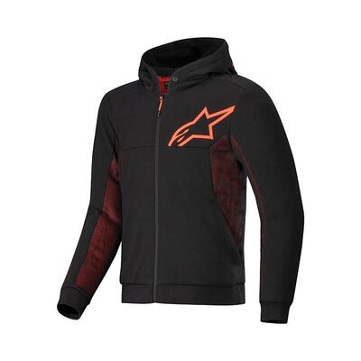 Felpa Moto Alpinestars Chrome Air Sport Nero Rosso