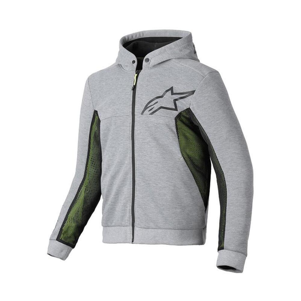 Felpa Moto Alpinestars Chrome Air Sport Grigio