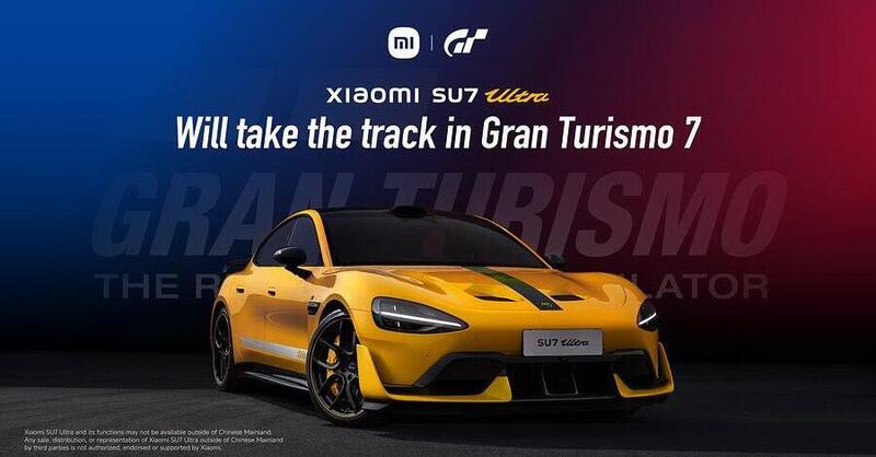 La Xiaomi SU7 Ultra scende in pista su Gran Turismo 7: al via la partnership tra Xiaomi e Polyphony Digital