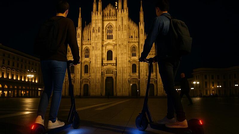 Milano: cade dal monopattino elettrico, l&#039;amico prova a soccorrerlo ma finisce a terra anche lui. Ricoverato in gravi condizioni