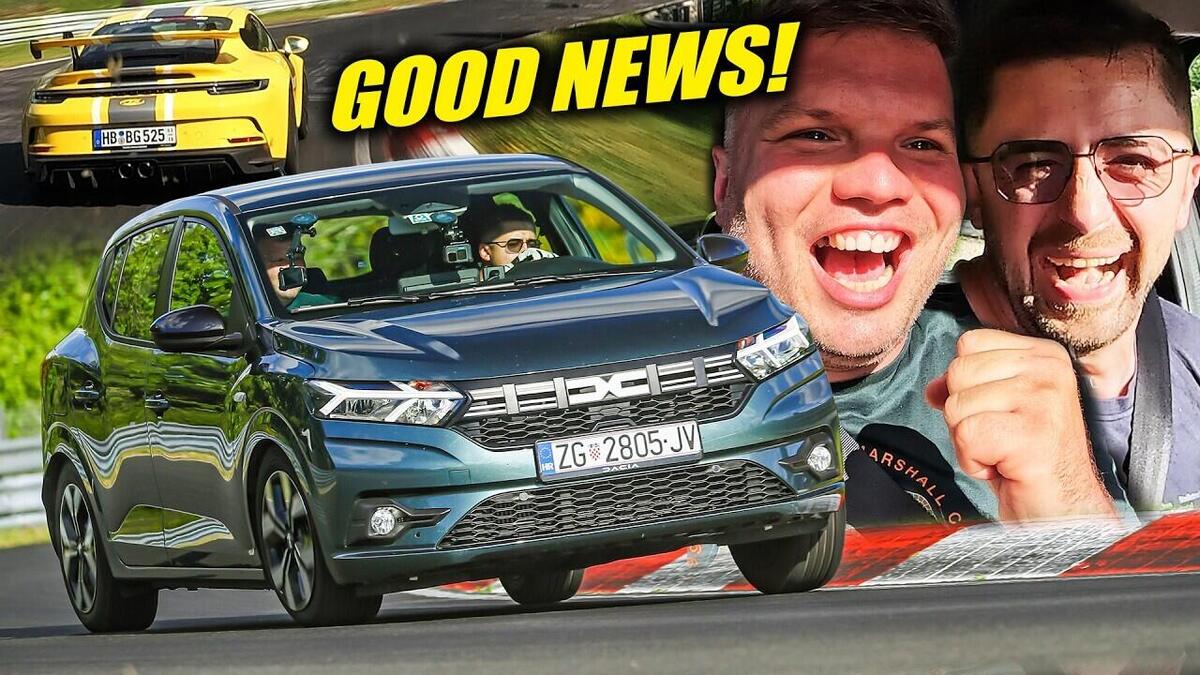La Dacia Sandero al Nürburgring: più lenta del buffering su rete 3G, ma con stile [VIDEO]