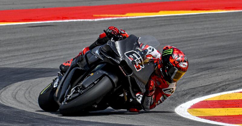 MotoGP 2025. Test di Aragon. Pecco Bagnaia: &quot;Dopo ieri era importante riuscire a ripartire con le stesse sensazioni e ci siamo riusciti&quot;