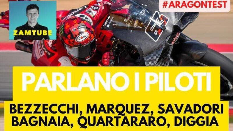#AragonTest: parlano i piloti [VIDEO]