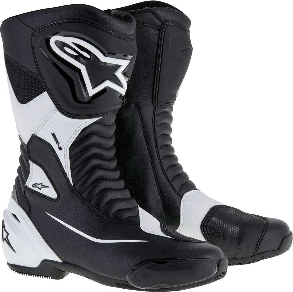 Stivali racing Alpinestars SMX S nero bianco