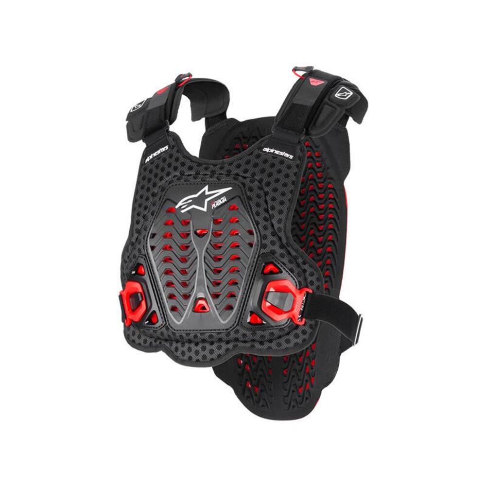 Pettorina Cross Alpinestars A-5 Plasma Nero Rosso
