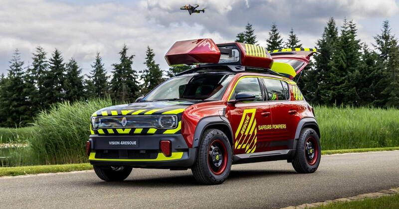 Renault Vision 4RESCUE: la demo-car elettrica per i soccorsi d&rsquo;emergenza