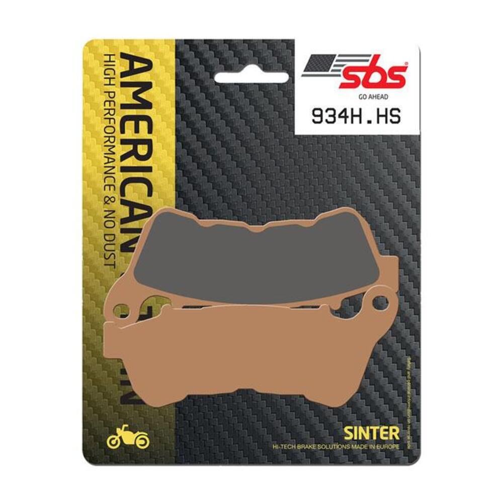 Pastiglie anteriori sinterizzate per Sportster dal Sbs