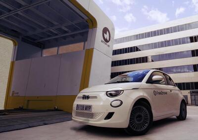 Fiat: arrivano le batterie intercambiabili in 5 minuti per la 500e, come il battery swap di NIO [VIDEO]