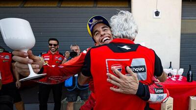 MotoGP 2025. Gigi Dall'Igna commenta Aragon: "Marc Marquez ineguagliabile, Pecco Bagnaia ritrovato"