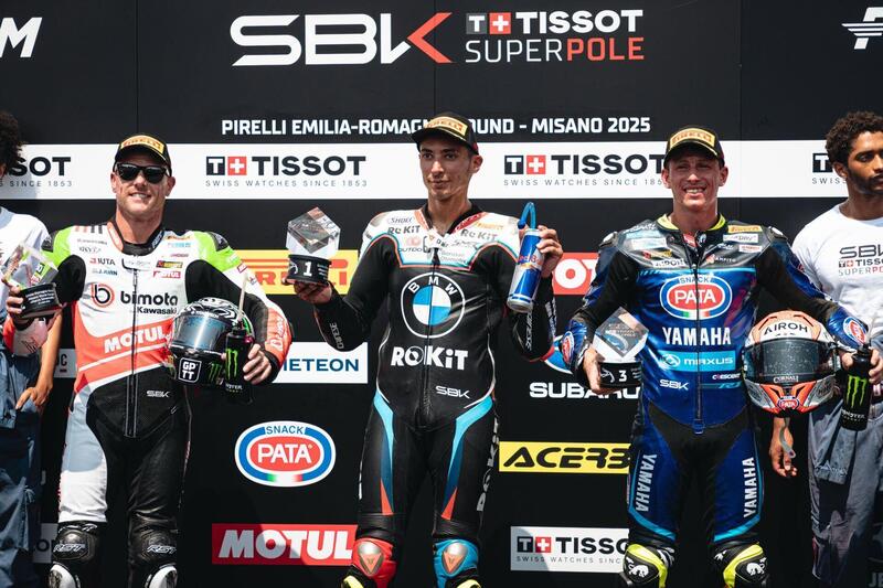 SBK 2025. Gran Premio dell&rsquo;Emilia Romagna. Bulega cade e Toprak stravince