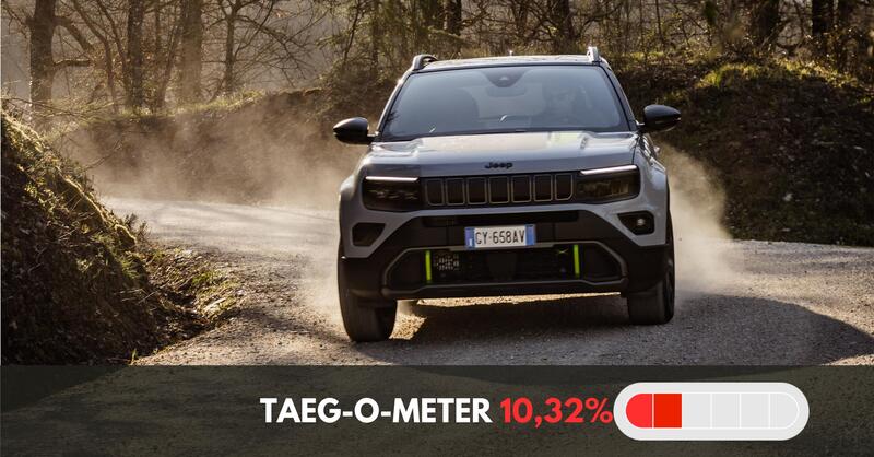 Jeep Avenger a 21.900 euro, ma con il finanziamento