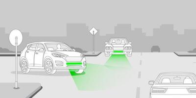 La luce di stop davanti? Si, ma verde. Potrebbe evitare gli incidenti