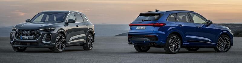 Frontale e posteriore di nuova Audi Q5