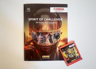 Yamaha festeggia 70 anni di storia con un album Panini da collezione