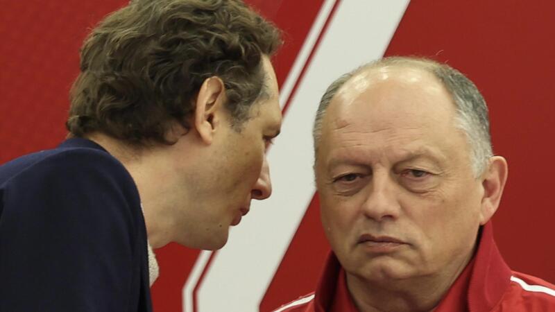 John Elkann e Fr&eacute;d&eacute;ric Vasseur