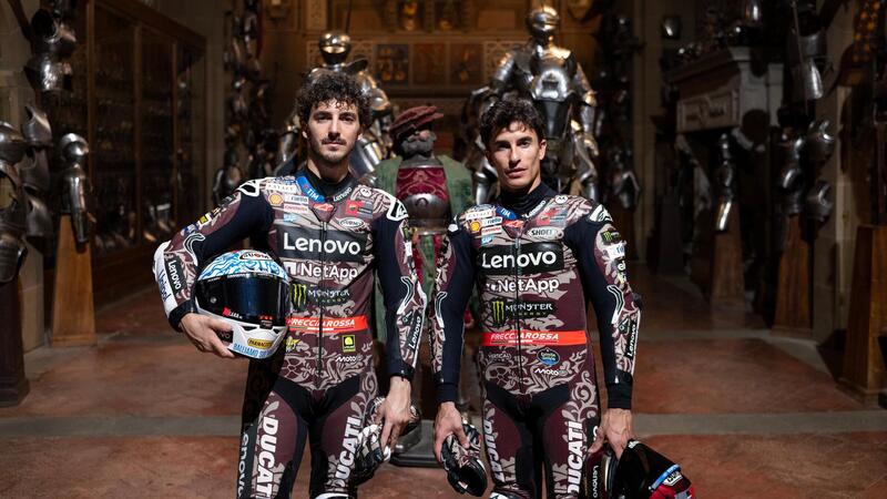 MotoGP 2025. GP d&#039;Italia al Mugello. Le livree e i caschi speciali alla gara di casa: tra arte, musica e storia