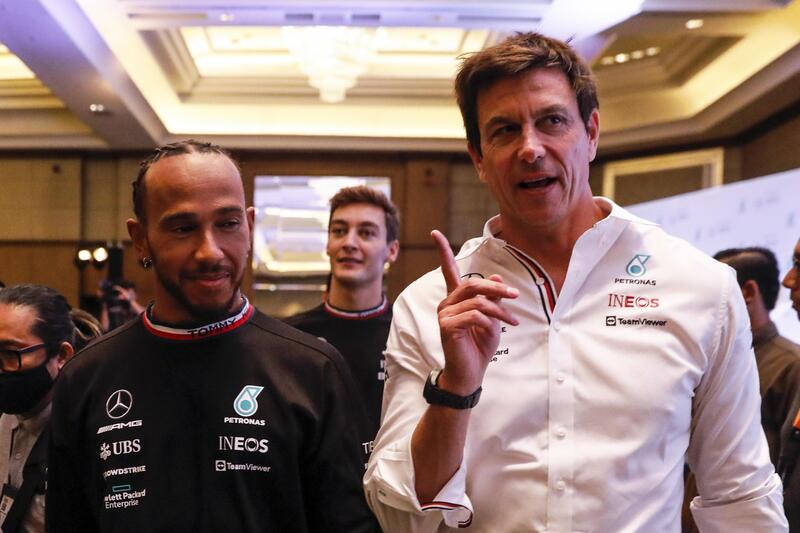 Lewis Hamilton e Toto Wolff