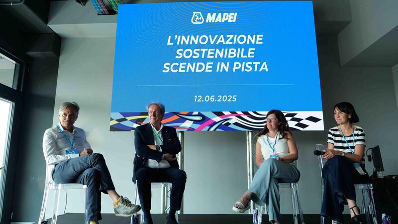 SBK. Le nuove vernici Mapei per circuiti motoristici: la sostenibilit&agrave; scende in pista.