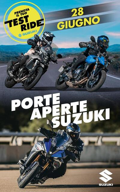 Porte aperte Suzuki: il 28 Giugno non farti scappa l&#039;occasione di poterle provare 