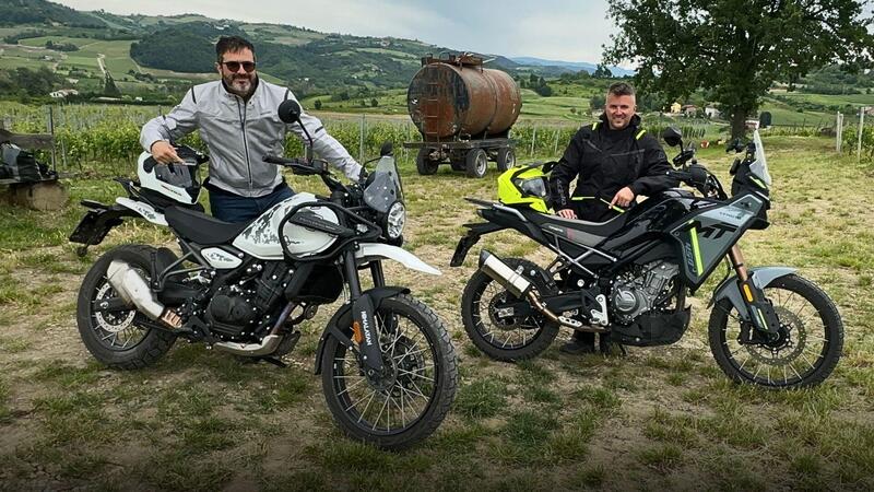 Himalayan vs 450MT: quale buttiamo gi&ugrave; dalla torre? COMPARATIVA DUAL SPORT 450 [VIDEO]