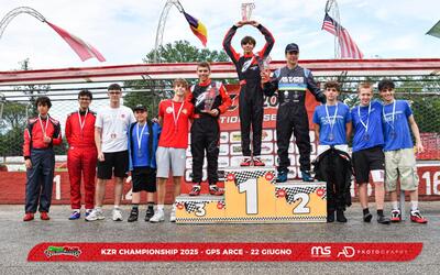 KZR Championship: ad Arce trionfano Ghidini, Celentano e Pelosi in un GP5 mozzafiato tra sole e pioggia