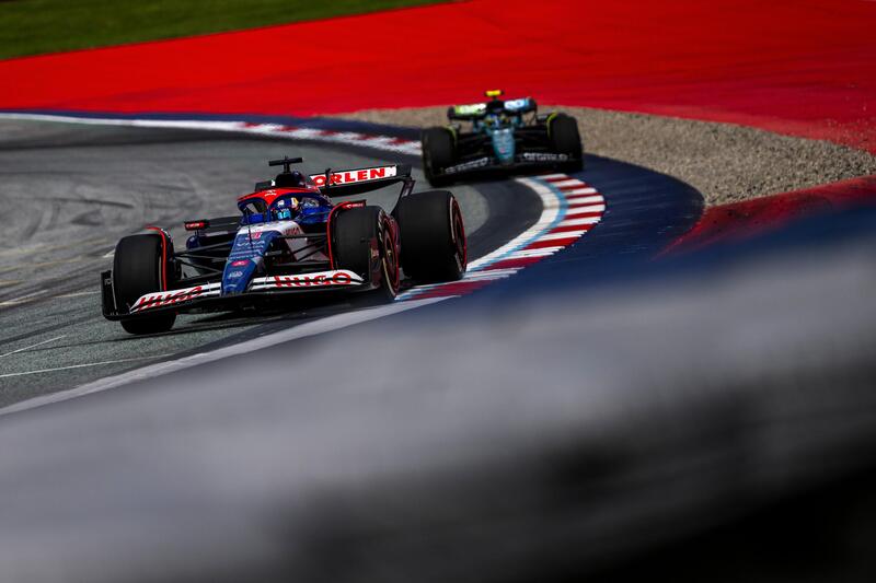 Red Bull Ring con ghiaia