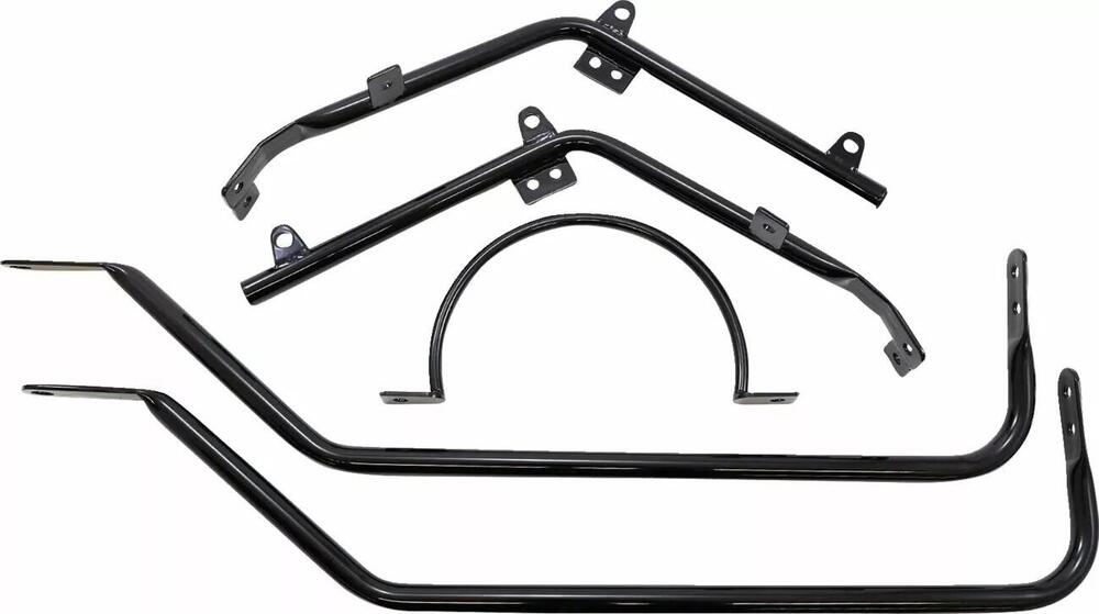 Kit supporti NERI per borse rigide per Sportster d 