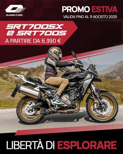 QJ Motor: promo estiva su SRT 700SX e SRT 700S