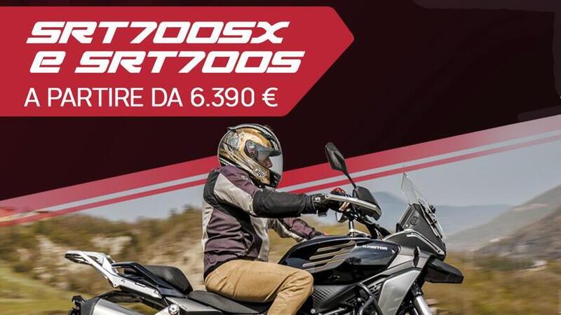 QJ Motor: promo estiva su SRT 700SX e SRT 700S