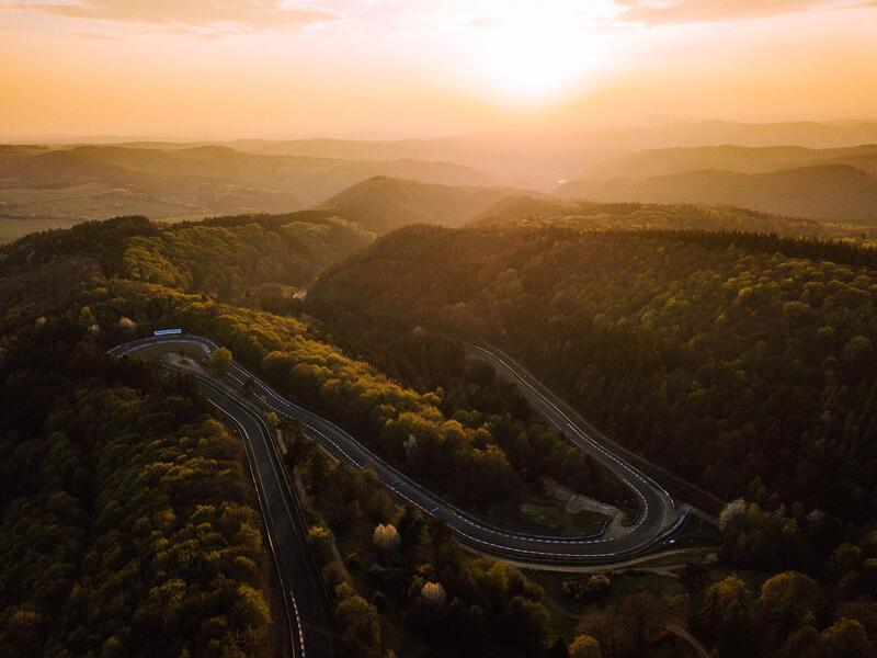 Nordschleife al tramonto